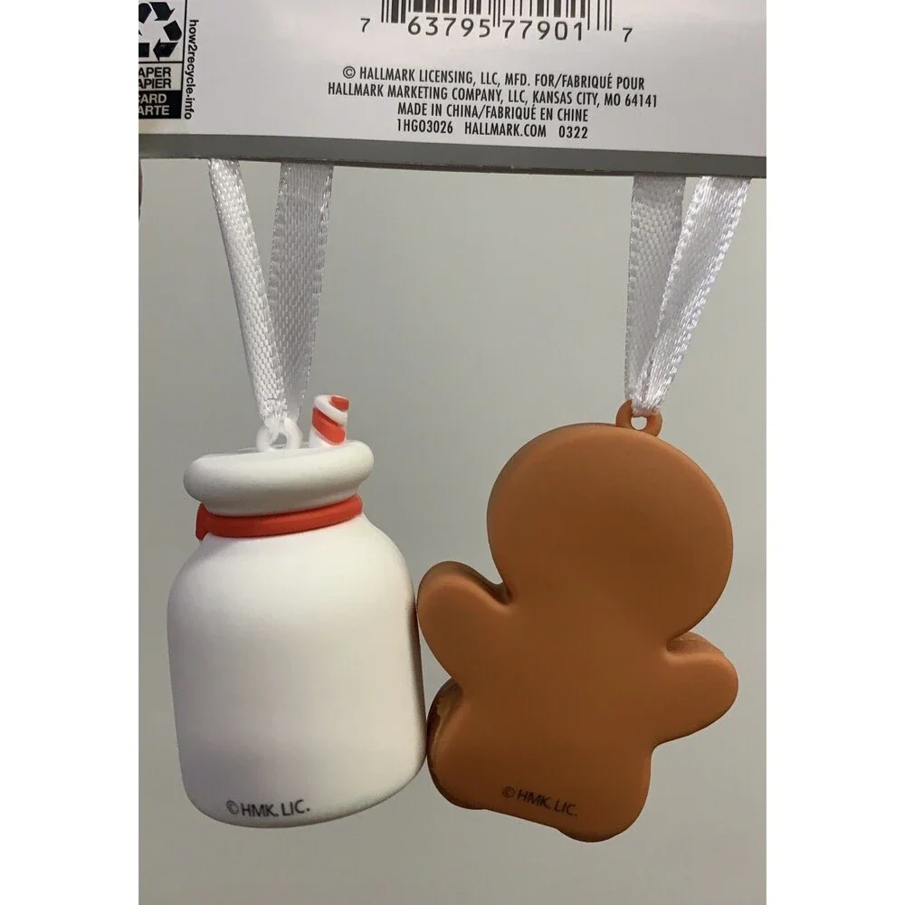 Hallmark Better Together magnetic ornaments Gingerbread & Milk 2022